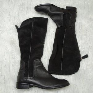 Splendid Tulsa Riding Black Boots Leather Upper